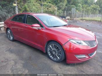  Salvage Lincoln MKZ Hybrid