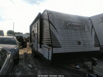  Salvage Coleman Camper Trailer