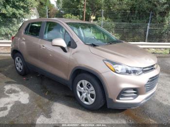  Salvage Chevrolet Trax