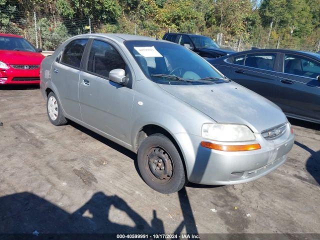  Salvage Chevrolet Aveo