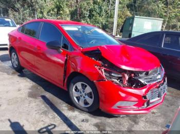  Salvage Chevrolet Cruze