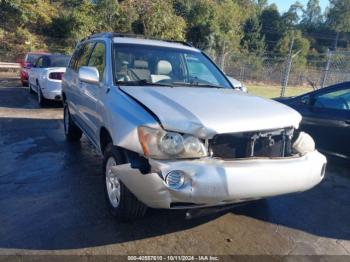  Salvage Toyota Highlander