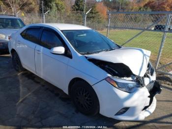  Salvage Toyota Corolla