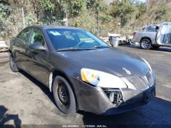  Salvage Pontiac G6