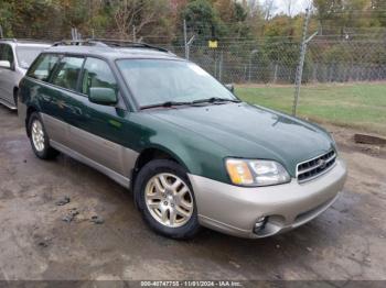  Salvage Subaru Outback