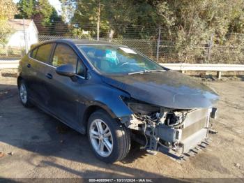  Salvage Chevrolet Cruze