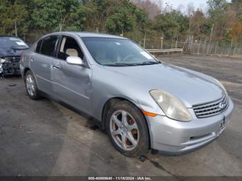  Salvage INFINITI G35