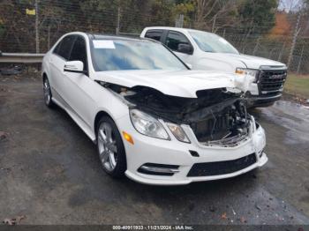  Salvage Mercedes-Benz E-Class