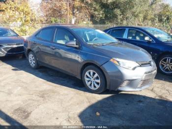  Salvage Toyota Corolla