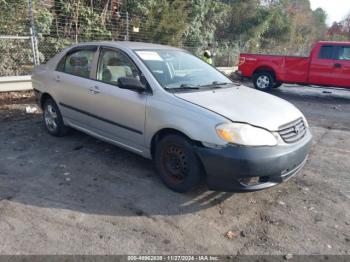  Salvage Toyota Corolla