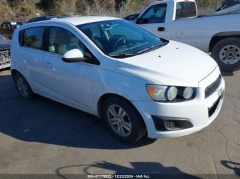  Salvage Chevrolet Sonic