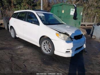  Salvage Toyota Matrix