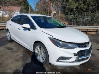  Salvage Chevrolet Cruze