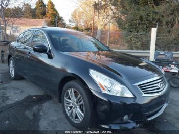  Salvage INFINITI G37x