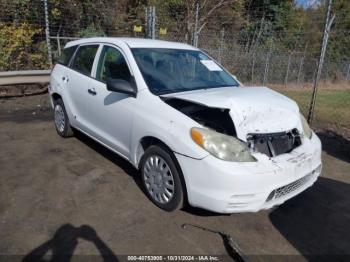  Salvage Toyota Matrix