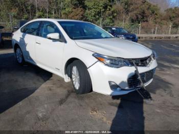  Salvage Toyota Avalon Hybrid