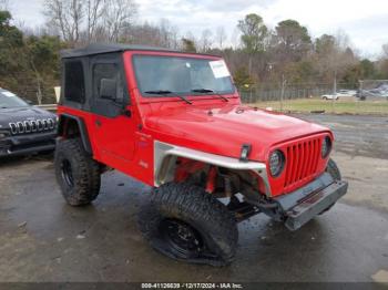  Salvage Jeep Wrangler