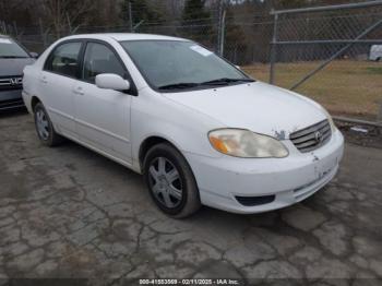  Salvage Toyota Corolla