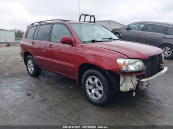  Salvage Toyota Highlander