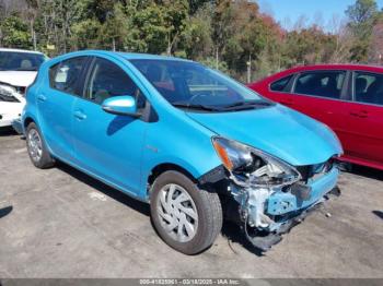  Salvage Toyota Prius c
