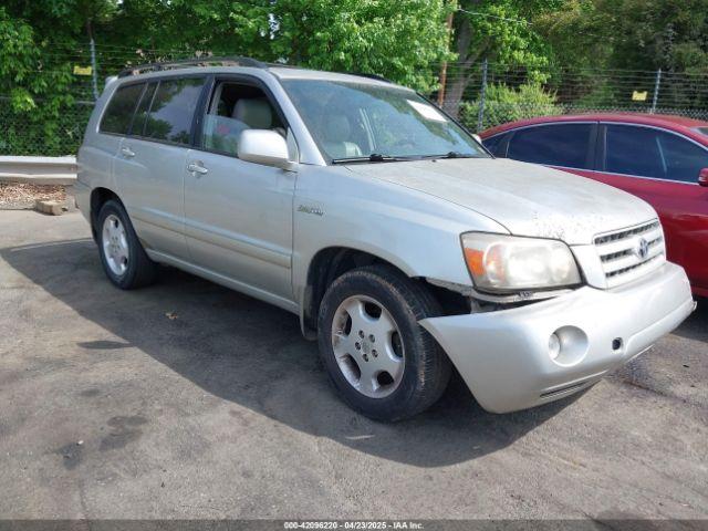  Salvage Toyota Highlander