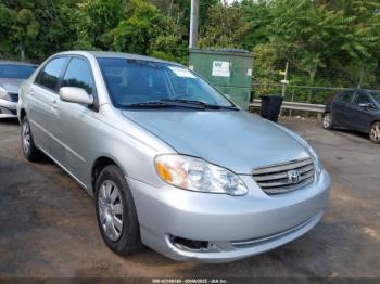  Salvage Toyota Corolla