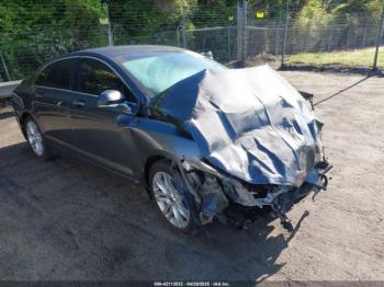  Salvage Lincoln MKZ Hybrid