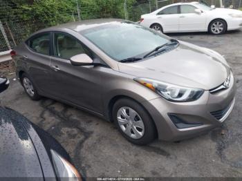  Salvage Hyundai ELANTRA