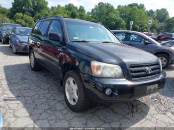  Salvage Toyota Highlander