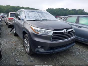  Salvage Toyota Highlander