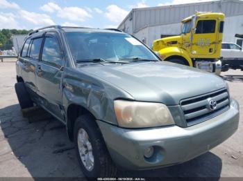  Salvage Toyota Highlander