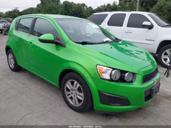  Salvage Chevrolet Sonic