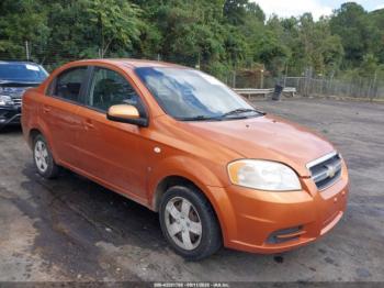  Salvage Chevrolet Aveo