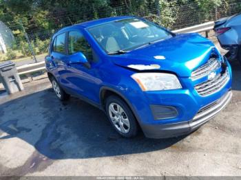  Salvage Chevrolet Trax