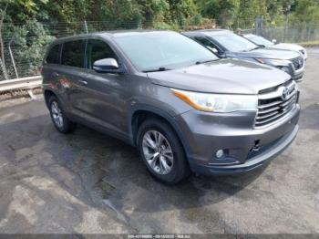  Salvage Toyota Highlander