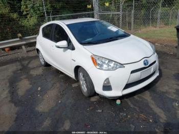  Salvage Toyota Prius c