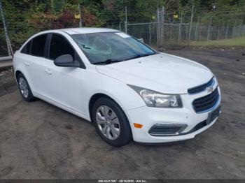  Salvage Chevrolet Cruze