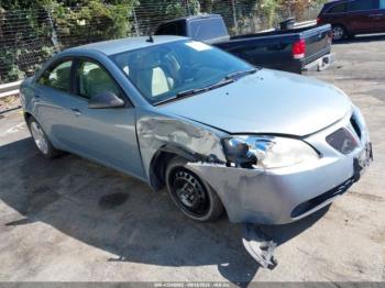  Salvage Pontiac G6