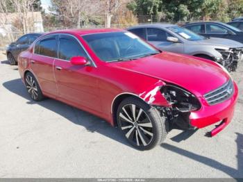  Salvage INFINITI G35