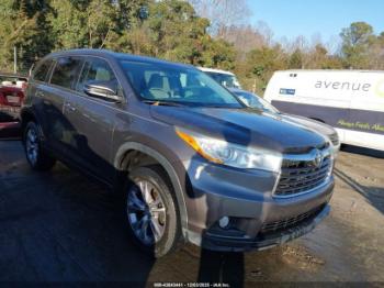  Salvage Toyota Highlander
