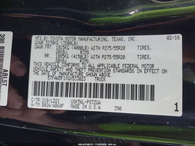 Toyota Tundra 1794 5.7l V8 Image 11