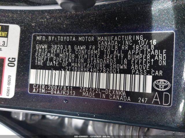 Toyota Corolla Le Image 10