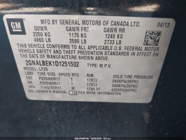 Chevrolet Equinox Ls Image 9