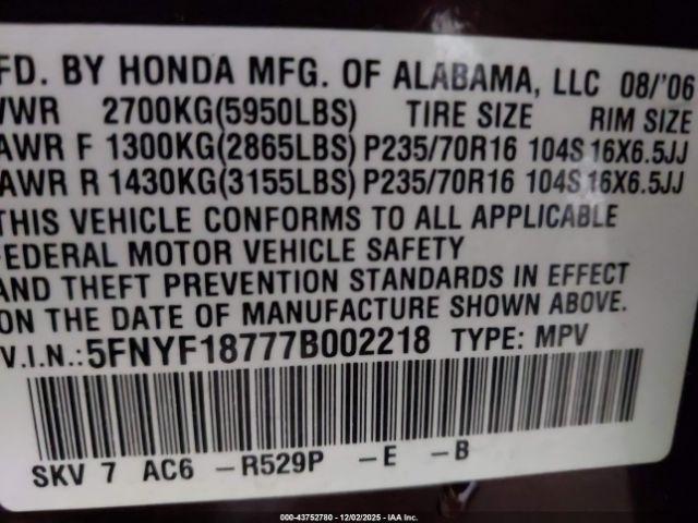 Honda Pilot Ex-l Image 12