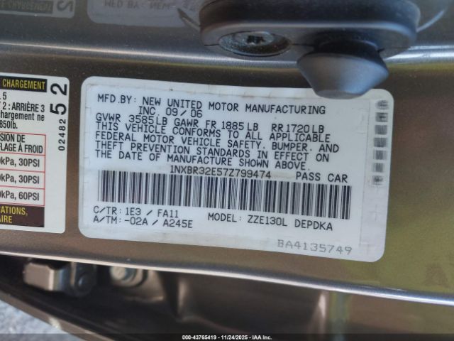 Toyota Corolla Ce Image 17