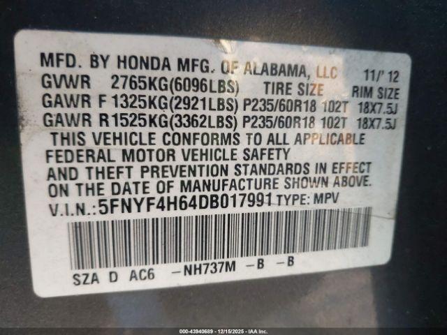 Honda Pilot Ex-l Image 16