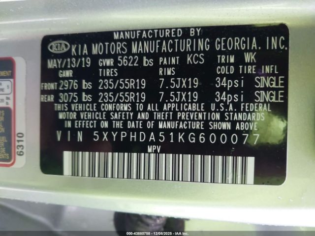 Kia Sorento 3.3l Ex Sport Image 10