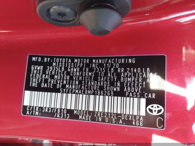 Toyota Corolla Le Image 10