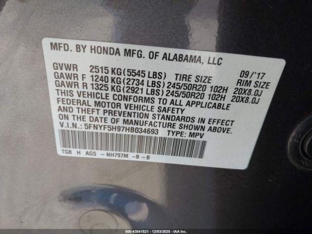 Honda Pilot Touring Image 15