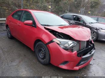  Salvage Toyota Corolla